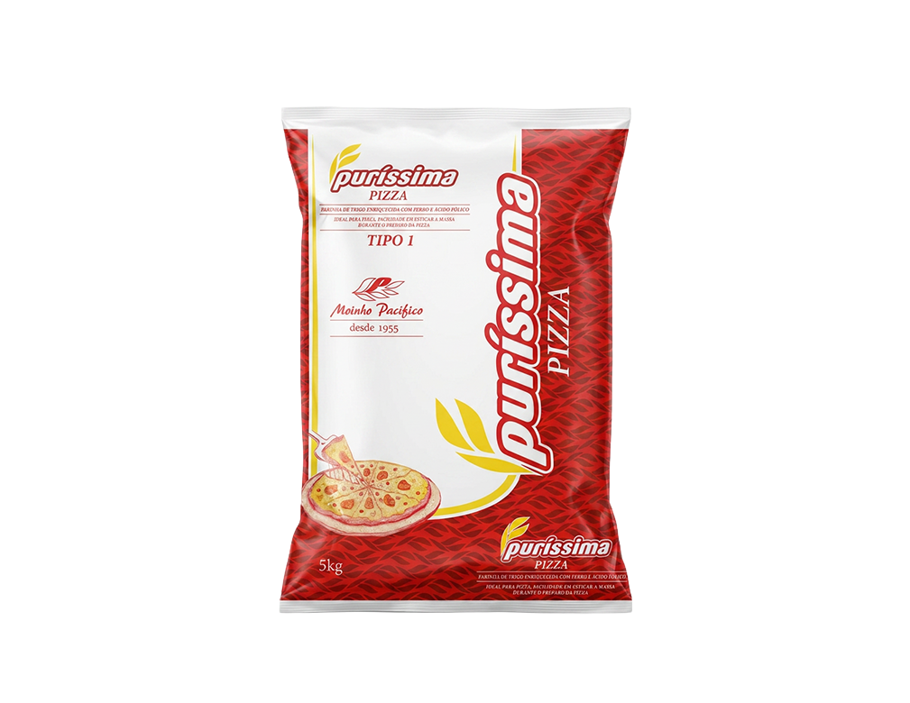 FARINHA DE TRIGO PIZZA TIPO 1 PURÍSSIMA 5 KG (FDO 25 KG)